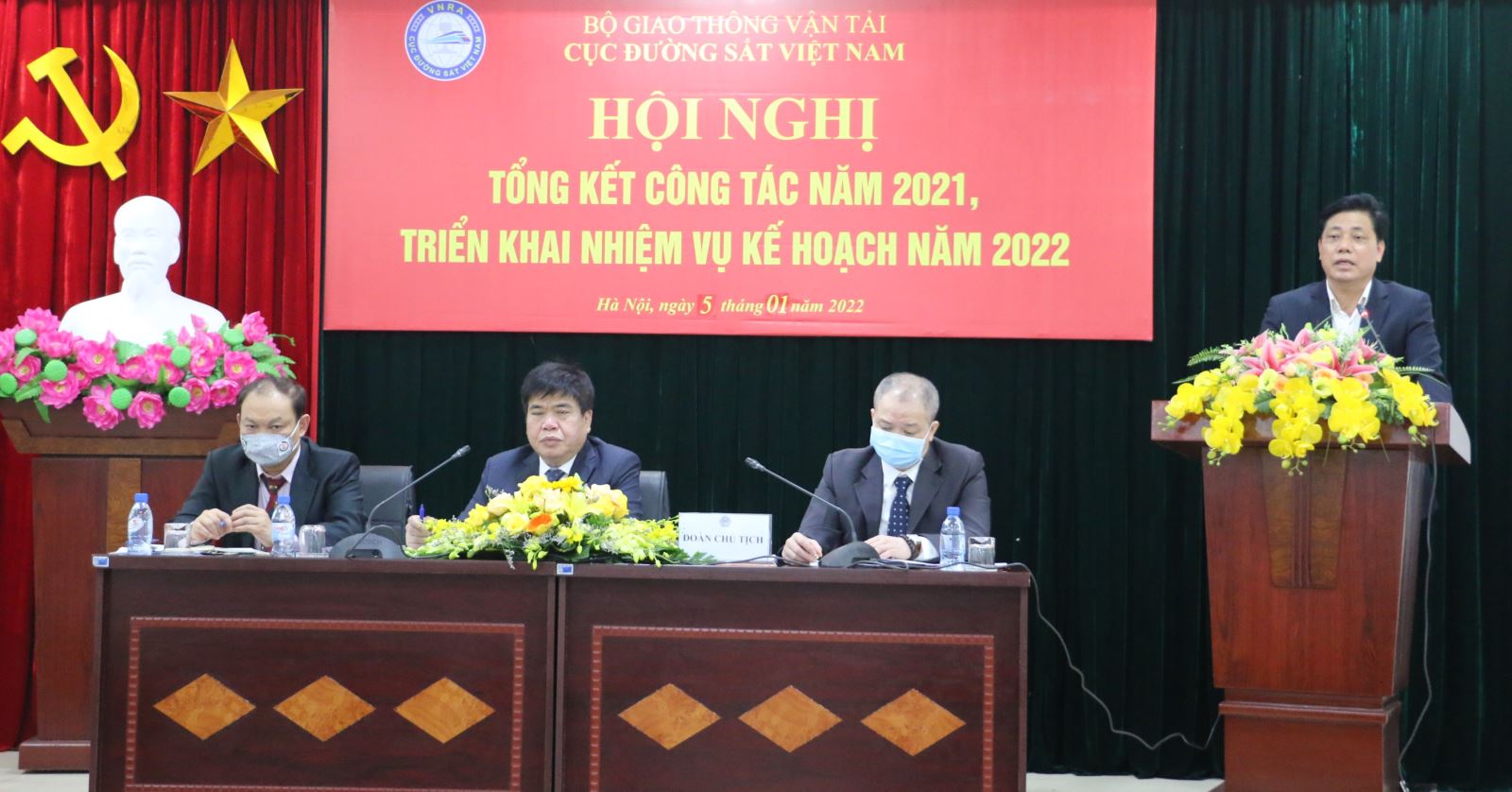 Cục Đường sắt Việt Nam tổ chức Hội nghị tổng kết 2021 và triển khai nhiệm vụ kế hoạch năm 2022